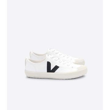 Veja NOVA CANVAS Men's Shoes White/Black | NZ 248NWY